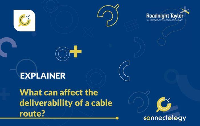 What can affect the deliverability of a cable route