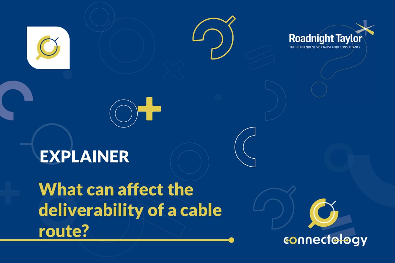 What can affect the deliverability of a cable route