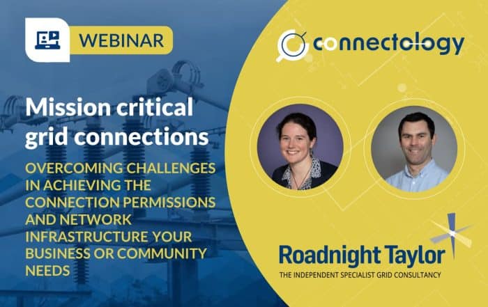 Mission critical grid connections webinar