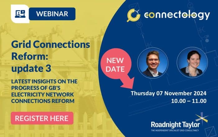 Connections Reform webinar date change