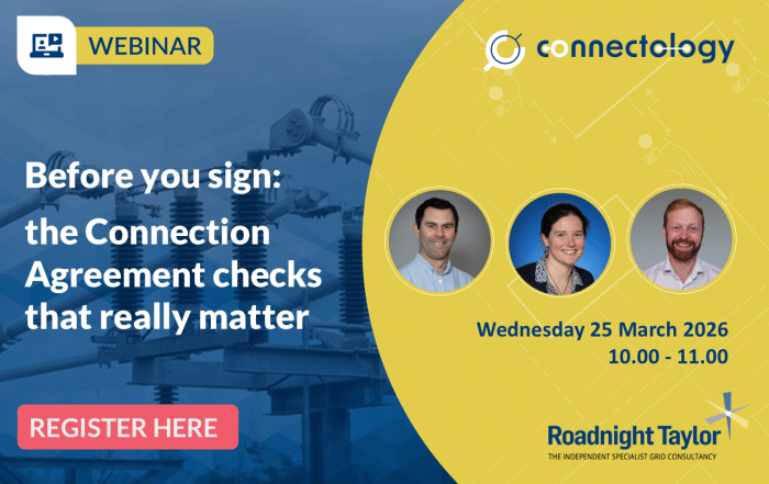 Connection Agreement Review Webinar