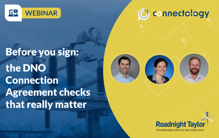 Connection Agreement Review Webinar - Web